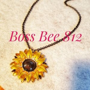 Sunflower Necklace